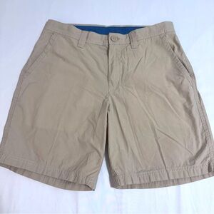 Columbia Washed-out Khaki Shorts, 30W x 8”, EUC